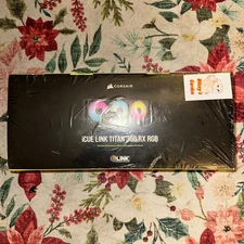 New* CORSAIR iCUE LINK TITAN 360 RX RGB Liquid CPU Cooler - RX120 RGB Fans