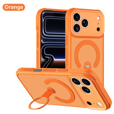 For iPhone 17 Pro Max 16 15 14 13 12 11 Shockproof Case Magnetic Ring Stand