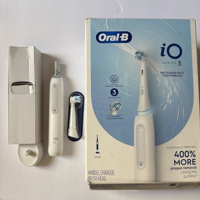 Oral-B iO Series 3 Rechargeable Electric Toothbrush - White New Open box