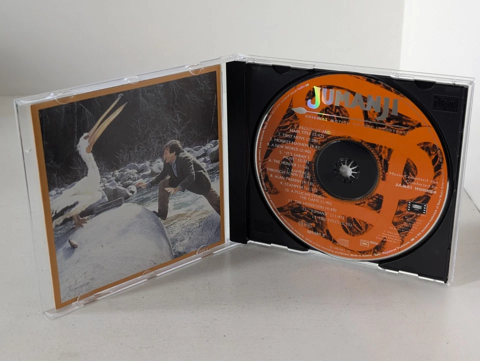 Jumanji Robin Williams Original Motion Picture Soundtrack James Horner Audio CD - Bild 2 von 3