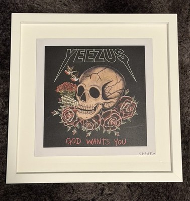 Kanye West Ye Yeezy Wes Lang Yeezus Tour Merch VIP 10x10 Lithograph Poster /5000