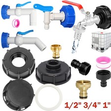IBC Tank Adapter Zubehör IBC Container Auslaufhahn Wassertank Kugelauslaufhahn -