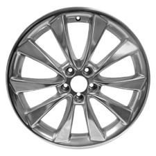 Metallic Polished 10 Spoke 20 X 8 Refurbished Wheel