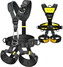 Climbing Belts, Thicken Professional Half Body Safety Belt Climbing Gear for Tre
