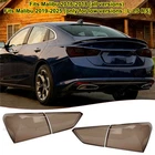 Smoked Black Tail Light Covers For 2016-2025 Chevy Malibu Rear Light Guards Trim
