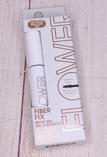 Flower Fiber Fix Brow Gel Natural -Look Tint Light Brown BG2 NEW 0.186 Oz