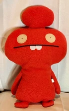 UGLY DOLL MYNUS Plush Red Doll This Doll version is  RETIRED RARE 16" SIZE, EUC