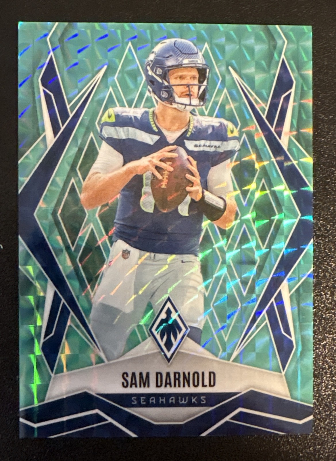 2025 Panini Phoenix - Sam Darnold #49 Teal Pyramids /225
