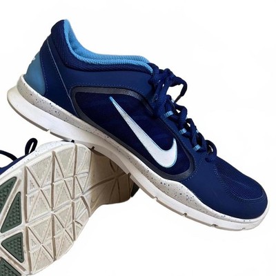 Nike Flex Trainer 5 Running Shoes Women s 9.5 Blue Lightweight Training Sneakers