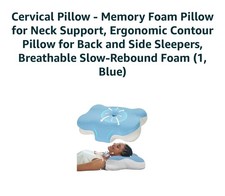 Corepillow Cervical Memory Foam Pillow , Core Neck Support Cooling Pillow Pro