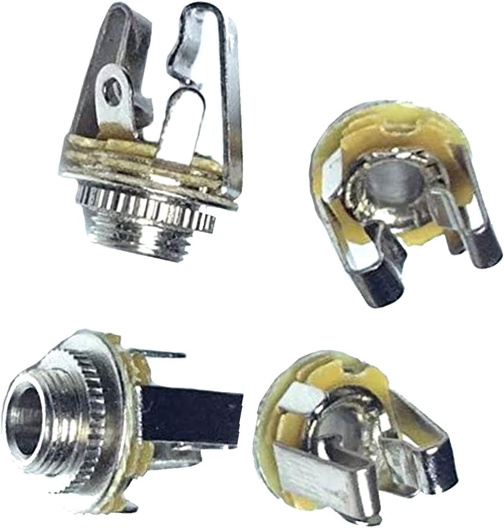 3.5Mm 1/8 Inch Microphone Audio Mono TS Socket Female Connector Panel Mount