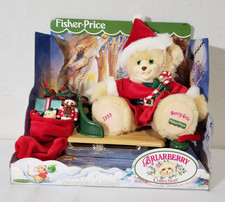 Fisher Price Briarberry Berrykris Sleigh 1999 Christmas Plush Bear Pre-owned