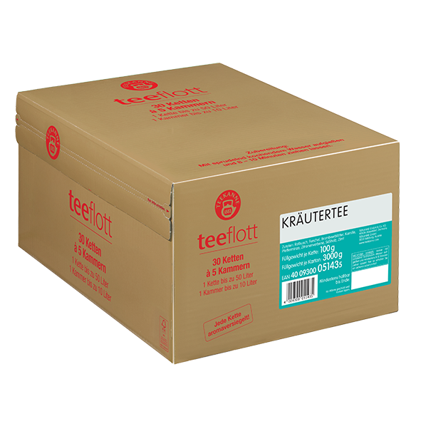 Teekanne Teeflott GroßFilterkette KräUtertee, 30 X 100G-image