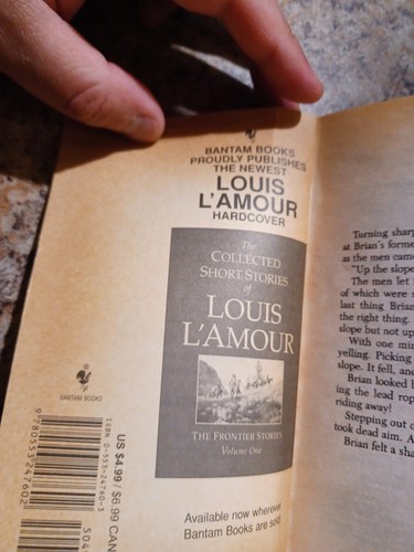 Under The Sweetwater Rim, by Louis L'Amour (Bantam PB) (1971) nice glossy - Picture 5 of 5
