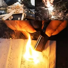 New Waterproof Magnesium Stick Flint & Steel Fire Starting Kit for Camping Outdo
