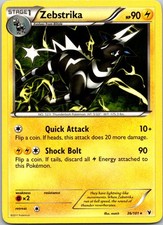 Zebstrika Normal Rare Noble Victories 36/101 NM