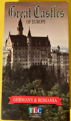 Great Castles of Europe - Germany Romania (VHS) 1994, TLC/Discovery, USED