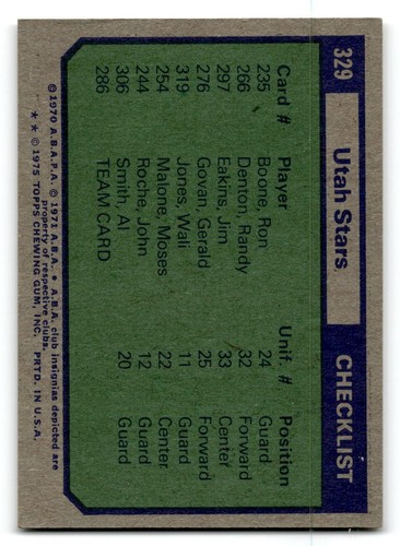 1975-76 Topps Basketball Poor to Good You Choose, Complete Your Set #1-330 - Bild 457 von 459