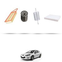 Hoffcar Wartungsset - 4 Filter Kompatibel Mit Peugeot 407 3.0 24V 155KW Ab 2