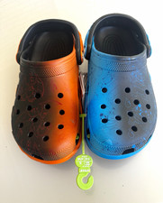 Crocs Kids Pok�mon Classic Clog Slip-On Sandals US 8 Blue/Orange/Black