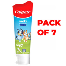 Colgate Kids Bluey Cavity Protection Toothpaste, Bubble Fruit, 4.6oz (pack of 7) 0.75 per gallon