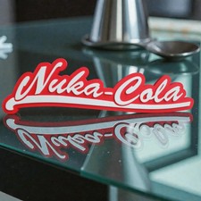 Fallout Nuka Cola Logo Drink Coaster Red Whit...