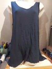 Next. Navy Blue Slouch Vest Top.  Size 20