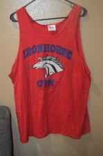 VTG HANES HEAVYWEIGHT STRINGER IRONHOUSE GYM TANK SHIRT MENS XL POWERLIFTING