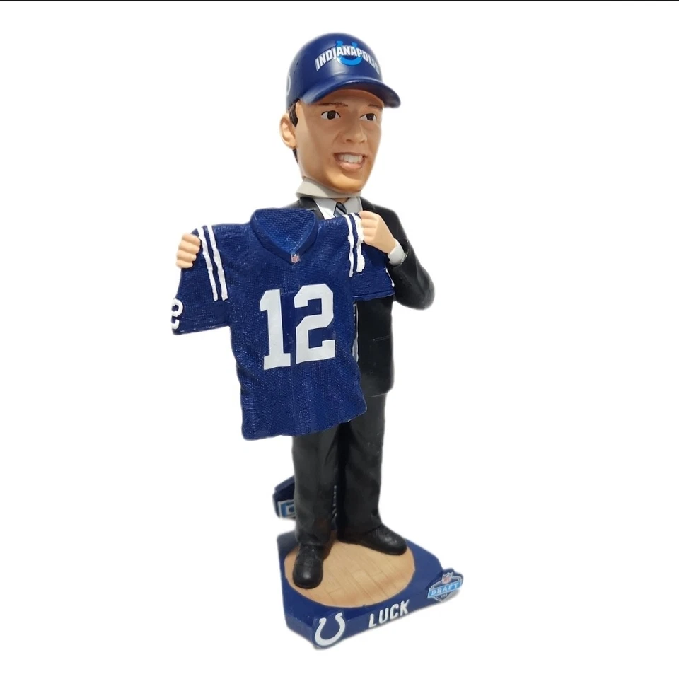 Bobblehead de draft Andrew Luck Indianapolis Colts de Forever Collectibles - Hecho en 528 Foto 3 de 4