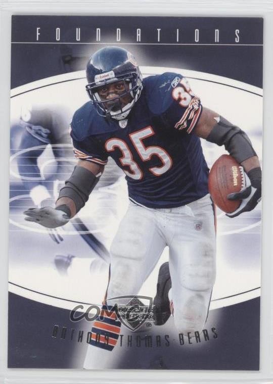 2004 Upper Deck Foundations Anthony Thomas #18 0q1p