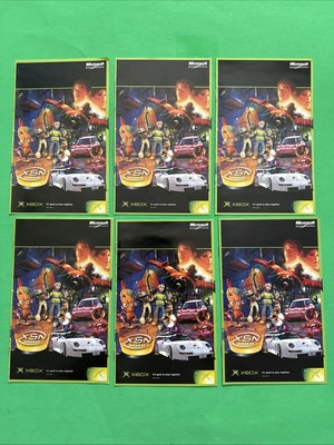 Original XBOX Game Studios Insert X09-71121 Lot Of 6