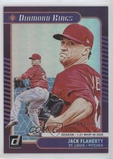 2021 Panini Donruss Diamond Kings Season Stat Line 104/121 Jack Flaherty #22 8t7