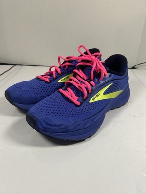 Women's Brooks Trace 2 Running Shoes Sneakers   Blue/Pink/Nightlife   Size 9.5