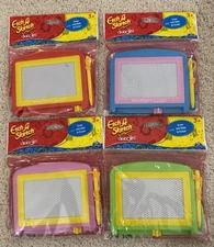 4-Etch a Sketch Mini Doodles(green, blue, red, pink) Great Stocking Stuffers!