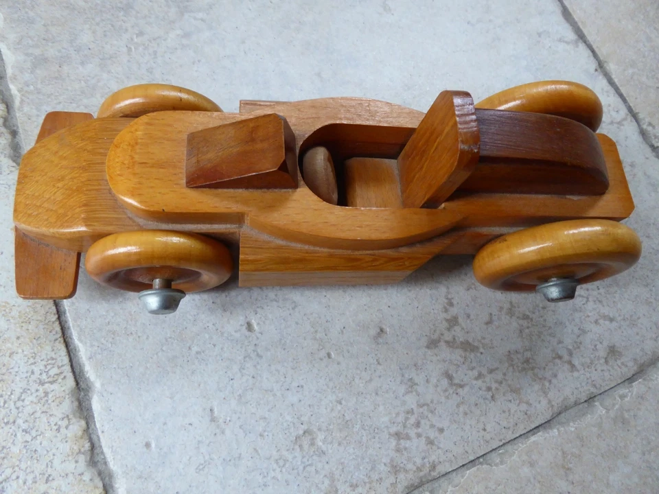 Hand Crafted, Wooden Classic Car Model / Toy - Image 4 of 4
