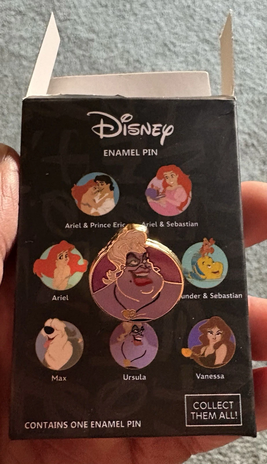 Disney PALM Micro Pin Little Mermaid LE 300 Pin Pink A La Mode Ursula Villain