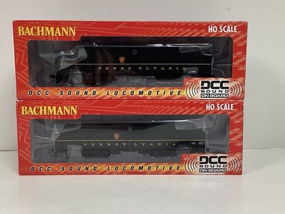 HO Bachmann PRR Pennsylvania Alco FA2 & FB2 Diesel Set With DCC & Sound NEW
