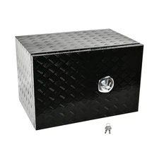 36"X24"X24" Aluminum Underbody Truck Tool Box w/Barn Door Trailer Pickup Toolbox