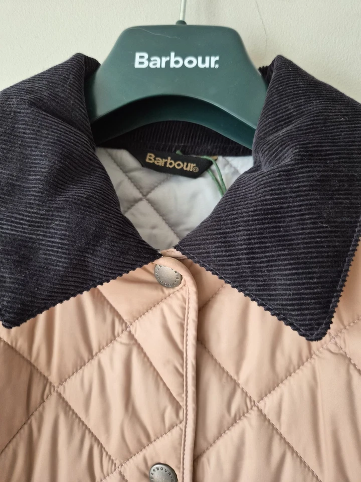 Barbour Quilted Jacket Size 8 - Image 4 of 4