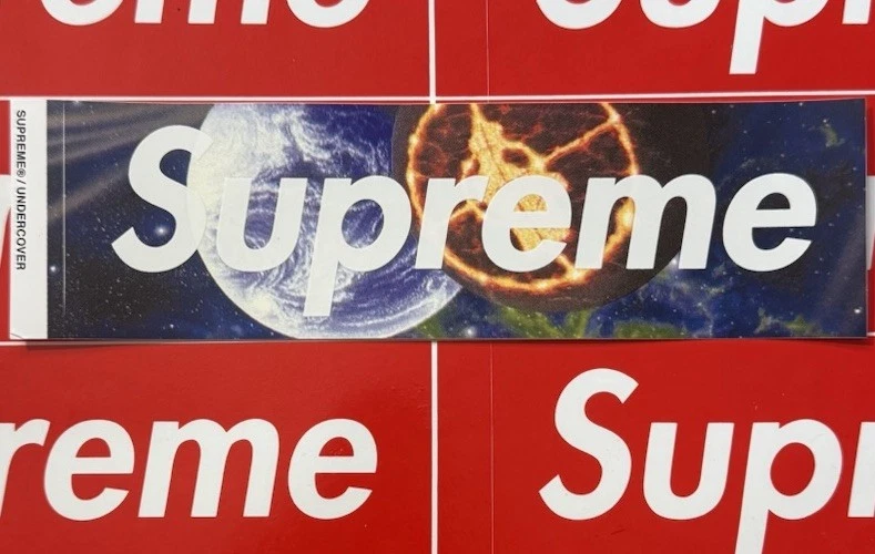 Supreme Undercover Public Enemy Planets Box Logo Sticker SS18 Ships Same Day ✉️