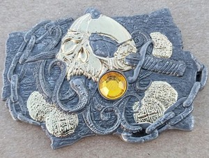 Parley Like It's 1699 Event Geocoin - Amber - Activated & Adoptable - TB91W8Q
