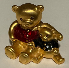 Vintage, 1998 Este Lauder Teddies Solid erfume Compact