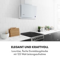 Dunstabzugshaube Ablufthaube Wandhaube Umluft 60Cm 586M³/H Eek C Led Weiß