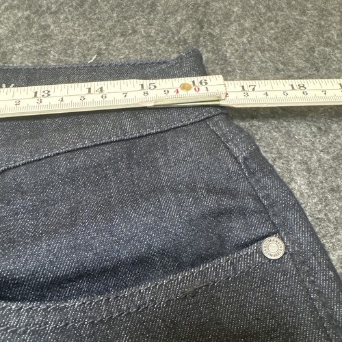 7 Seven For All Mankind Jeans Mens 32x32 Slimmy Straight Dark Wash Premium $198 - Picture 9 of 18