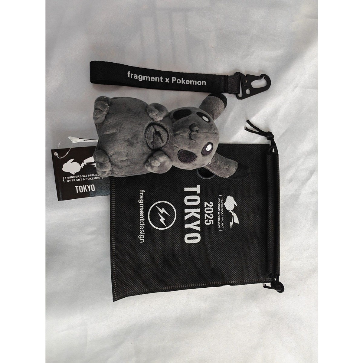 FRAGMENT - ピカチュウ ✖️ FRAGMENT THUNDERBOLT PROJECT Thunderbolt Project Fragment Pokemon Pikachu Plush | eBay
