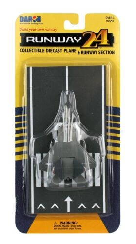 Runway24 F22 Raptor Diecast Fahrzeug Flugzeug Daron Toy 57777 - Bild 2 von 3