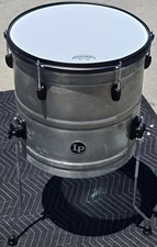 LP Latin Percussion Raw 16X16 Street Can Floor Tom Drum