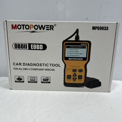 MOTOPOWER MP69033 Car OBD2 Scanner Code Reader Engine Fault Scanner ~ NEW