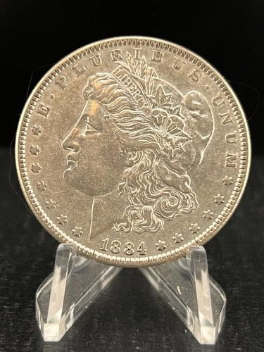 1884 Morgan  $1 US Coin 90% Silver~ BU~ Great Add To Collection,  #1109