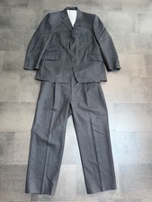 WENSUM Norwich Suit Jacket  Trousers - Dark Grey - 100 Wool - Estimated 2XL